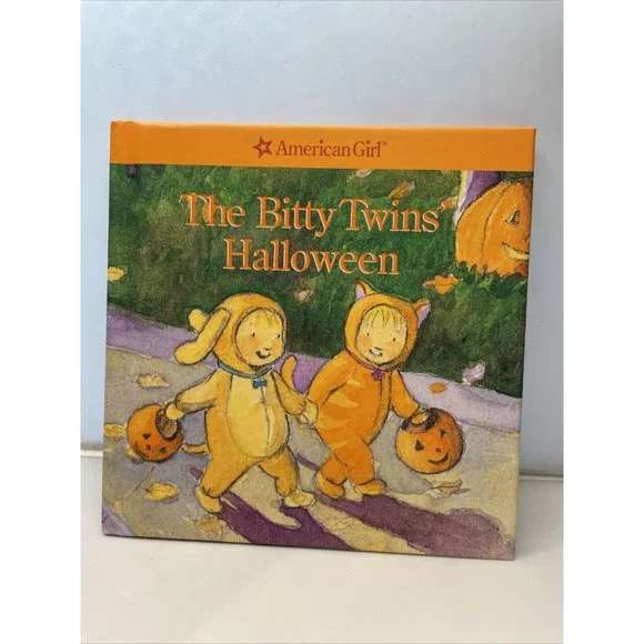 American Girl Doll The Bitty Twins Halloween Hardcover Book 5" Kids Rare - Picture 2 of 8